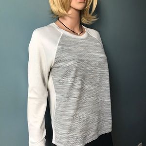 Athleta Two Tone Color Light Weight Sweatshirt